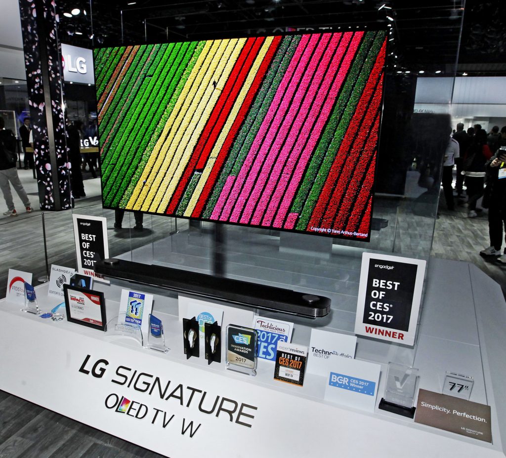 lg oled tv w7